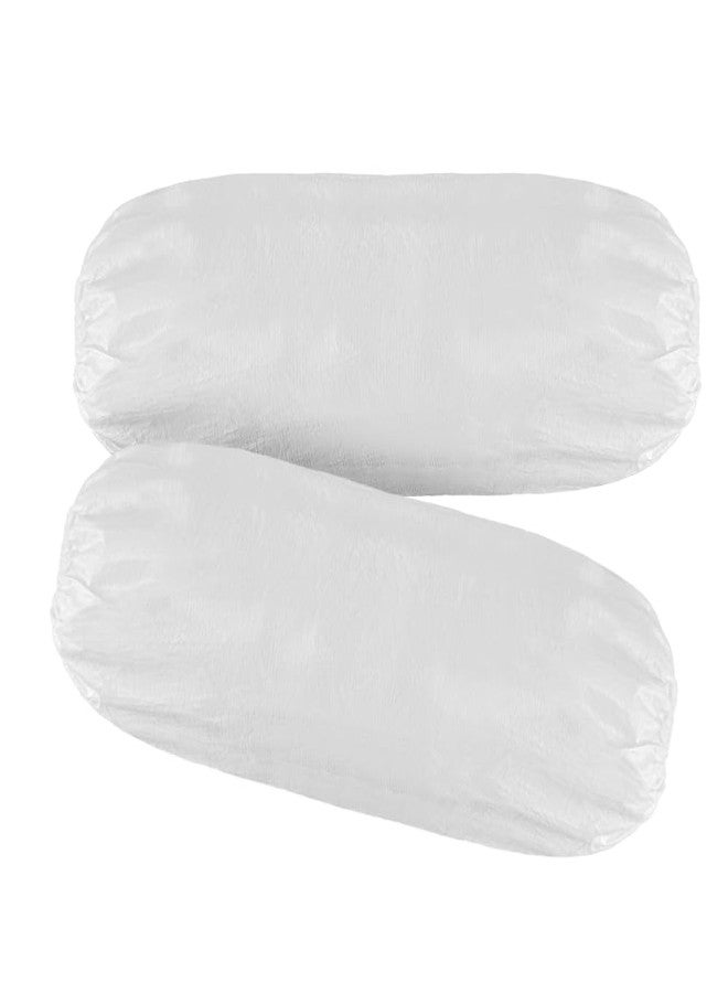 ZMDREAM Hazmat Sleeves Covers Arm Protector with Elasticated Ends White for Painting Tatoo Cleaning Pack of 100 16 inches - Image 2